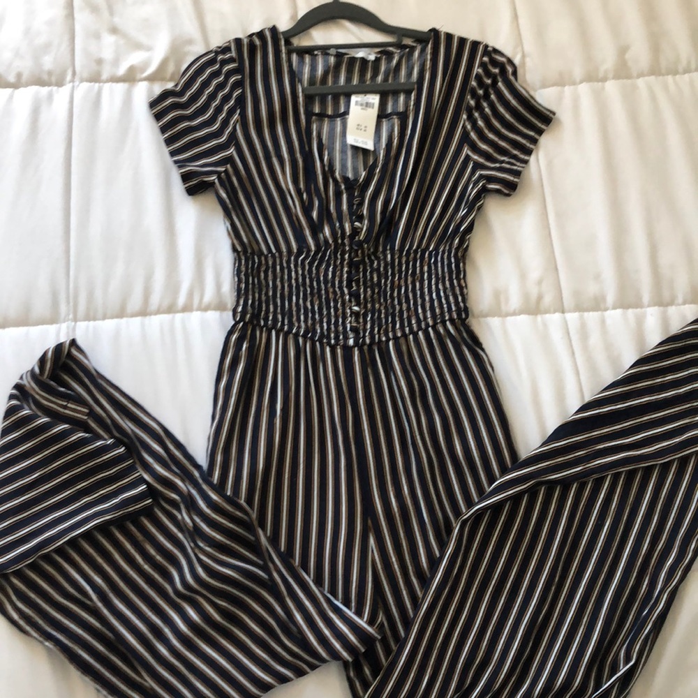 Hollister Striped Jumpsuit - Picture 2 of 6